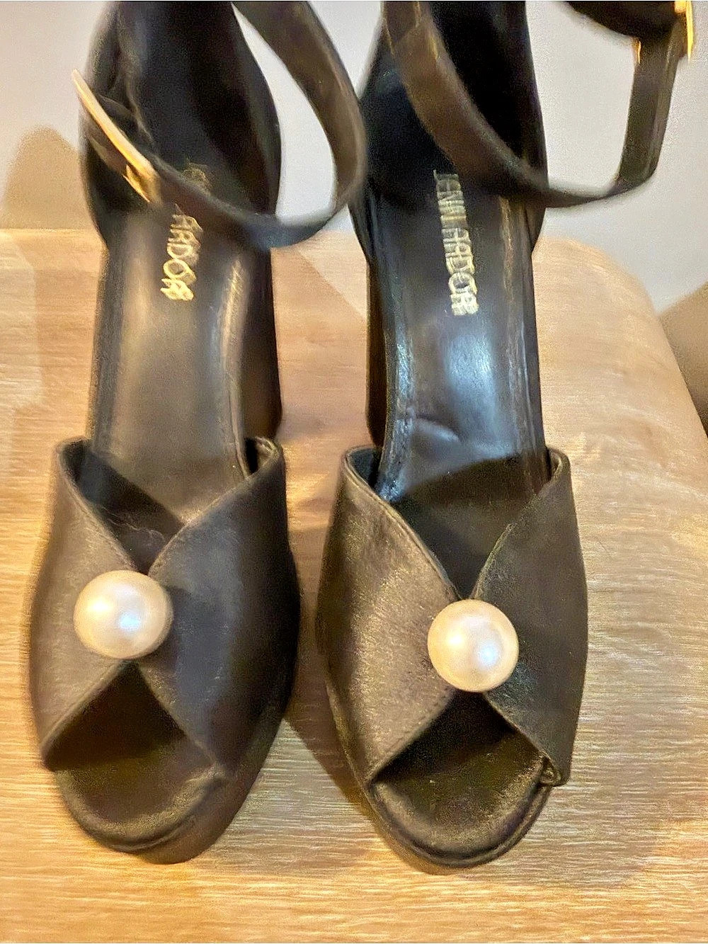 Jenn ArdorPearl Platform Heels in Black US 7.5M